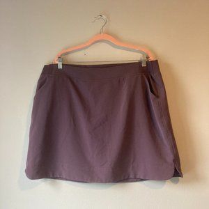 Purple Athletic Sporty Skirt